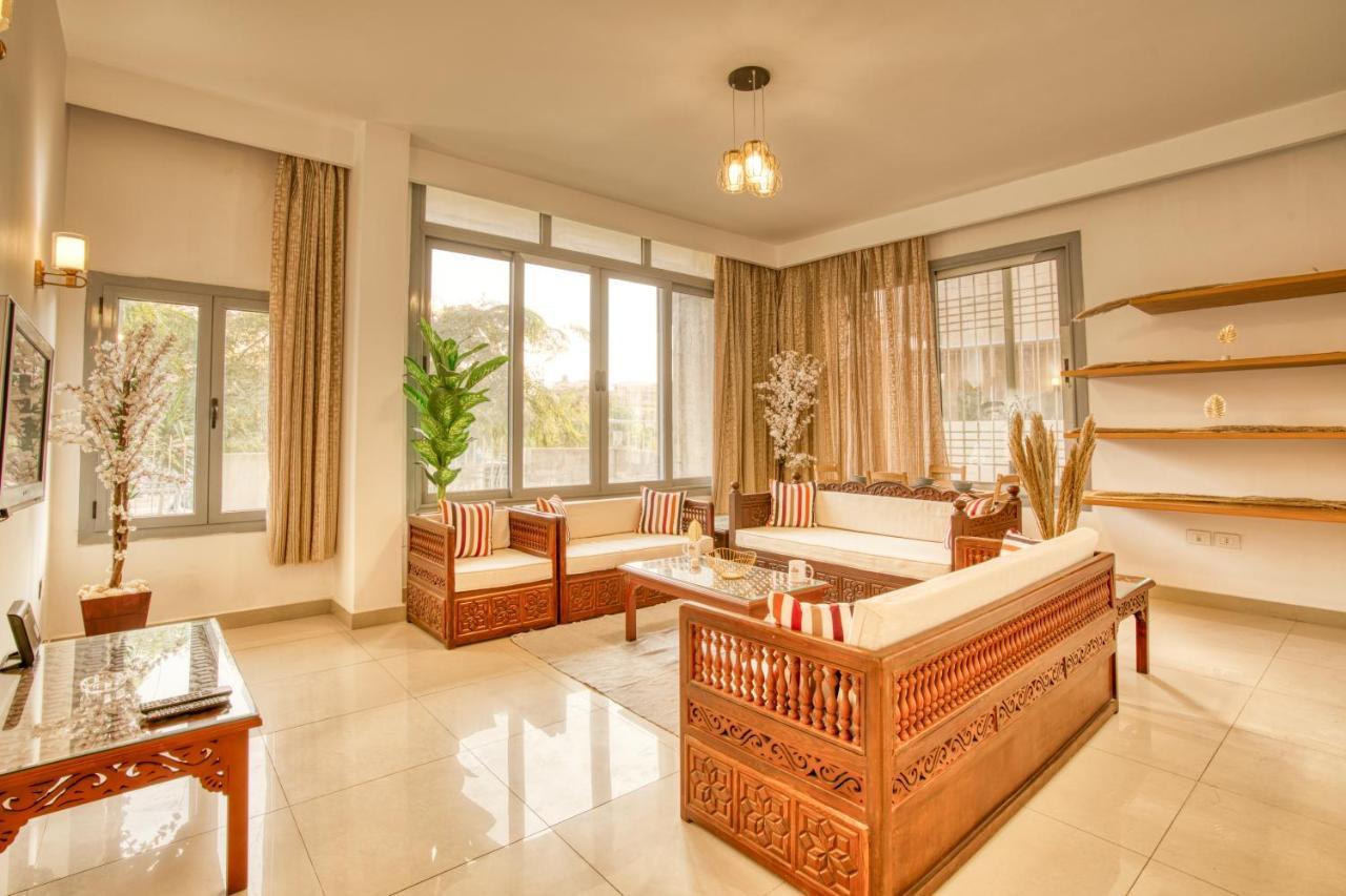 Spacious Garden Duplex Near Jw Marriott Apartment Cairo Exterior foto